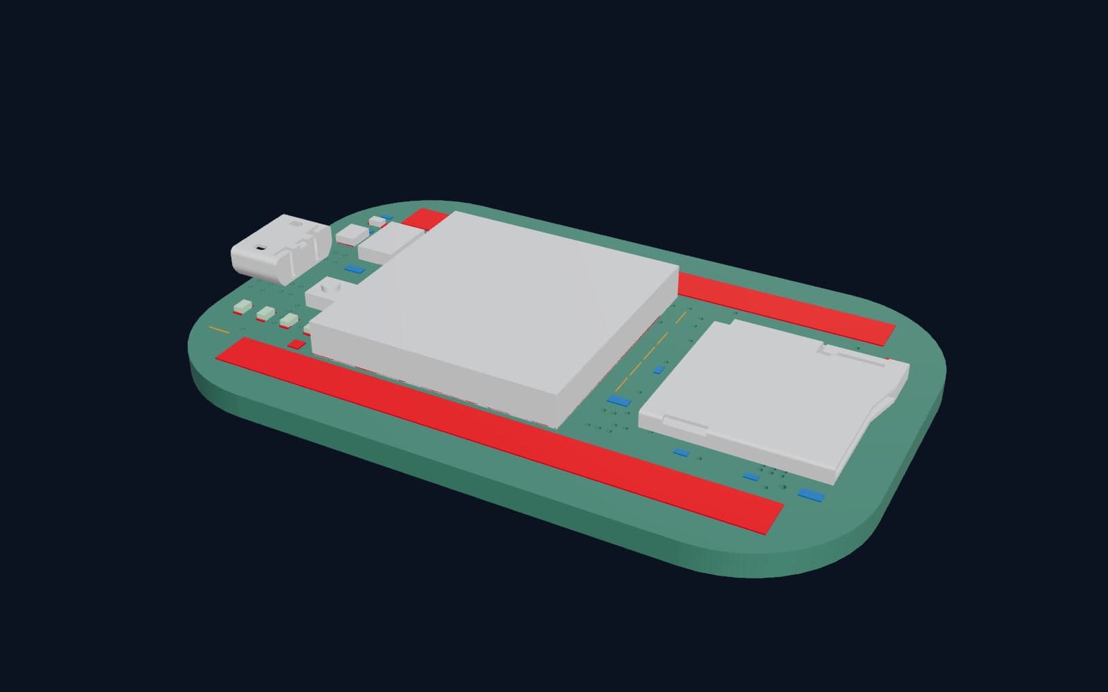 3D STEP model of the PocketBeagle